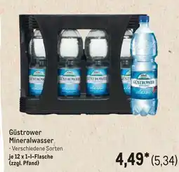 METRO Güstrower Mineralwasser Angebot