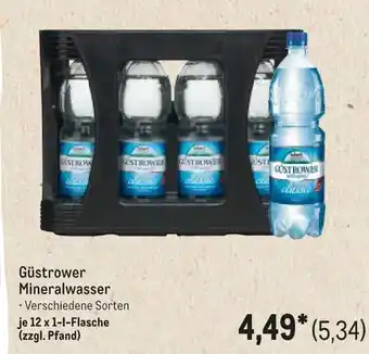 METRO Güstrower Mineralwasser Angebot