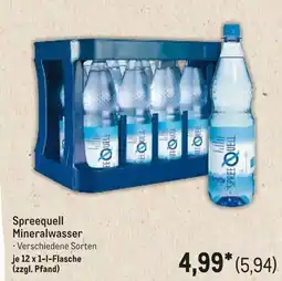 METRO Spreequell Mineralwasser Angebot
