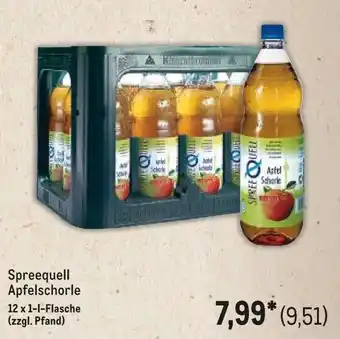 METRO Spreequell Apfelschorle Angebot