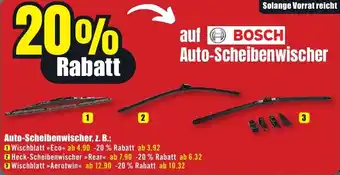 B1 Discount Baumarkt Auto-Scheibenwischer Angebot