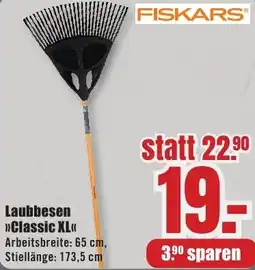 B1 Discount Baumarkt FISKARS Laubbesen Classic XL Angebot