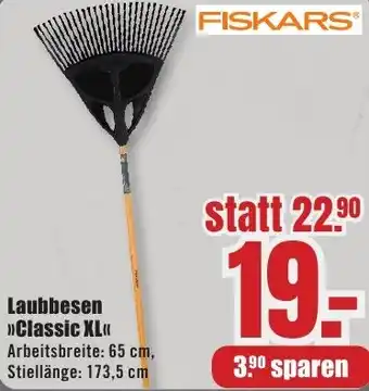 B1 Discount Baumarkt FISKARS Laubbesen Classic XL Angebot