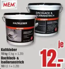 B1 Discount Baumarkt MEM Kaltkleber Angebot