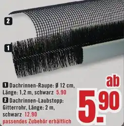B1 Discount Baumarkt Dachrinnen-Raupe Angebot
