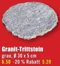 B1 Discount Baumarkt Granit-Trittstein Angebot