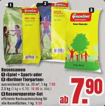 B1 Discount Baumarkt Rasensamen Spiel + Sport Angebot