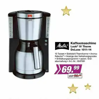 EP Melitta Kaffeemaschine Look IV Therm Deluxe 1011-14 Angebot