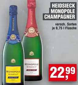 Handelshof Heidsieck monopole champagner Angebot