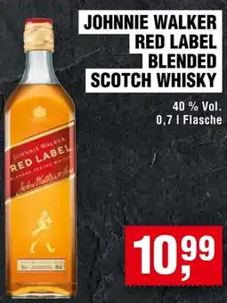 Handelshof Johnnie walker red label blended scotch whisky Angebot