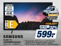 Expert Samsung qled tv gq50q8faauxzg Angebot