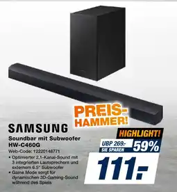 Expert Samsung soundbar mit subwoofer hw-c460g Angebot