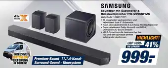 Expert Samsung soundbar mit subwoofer & rücklautsprecher hw-q995gf/zg Angebot