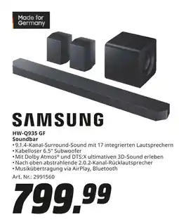 MediaMarkt Samsung hw-q935 gf soundbar Angebot