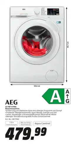 MediaMarkt Aeg l6 fbf 57480 waschmaschine Angebot