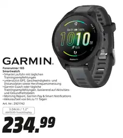 MediaMarkt Garmin forerunner 165 smartwatch Angebot