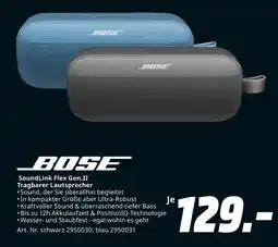 MediaMarkt Bose soundlink flex gen.ii tragbarer lautsprecher Angebot