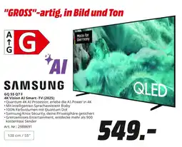 MediaMarkt Samsung gq 55 q7 f 4k vision ai smart-tv (2025) Angebot