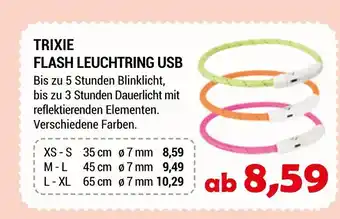 Zookauf Trixie flash leuchtring usb Angebot