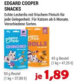 Zookauf Edgard cooper snacks Angebot