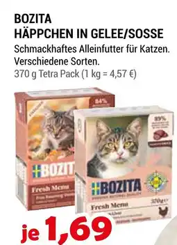 Zookauf Bozita häppchen in gelee/sosse Angebot