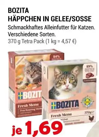 Zookauf Bozita häppchen in gelee/sosse Angebot