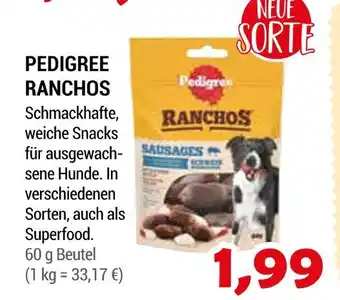Zookauf Pedigree ranchos Angebot