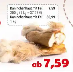 Zookauf Kaninchenhaut mit fell Angebot