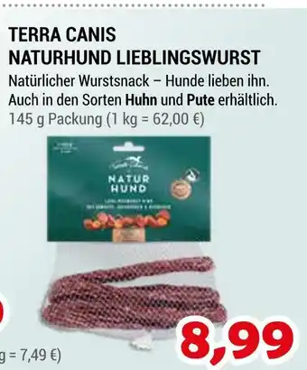 Zookauf Terra canis naturhund lieblingswurst Angebot