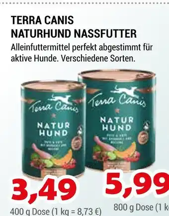 Zookauf Terra canis naturhund nassfutter Angebot