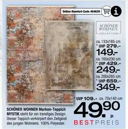 Ostermann Schöner wohnen marken-teppich mystik Angebot