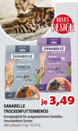 Zookauf Sanabelle trockenfuttermenüs Angebot