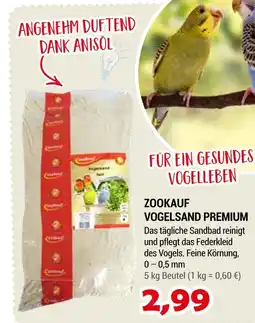 Zookauf Zookauf vogelsand premium Angebot