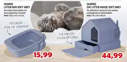 Zookauf Quapas litter box soft grey Angebot