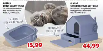 Zookauf Quapas litter box soft grey Angebot