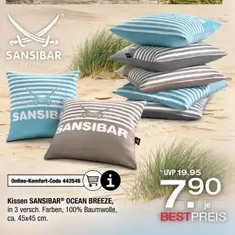 Ostermann Sansibar ocean breeze kissen Angebot