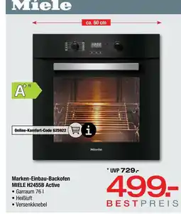 Ostermann Miele marken-einbau-backofen h2455b active Angebot