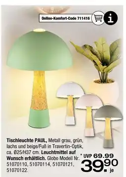 Ostermann Tischleuchte paul Angebot