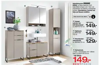 Ostermann Happer badmöbelsystem bondo Angebot