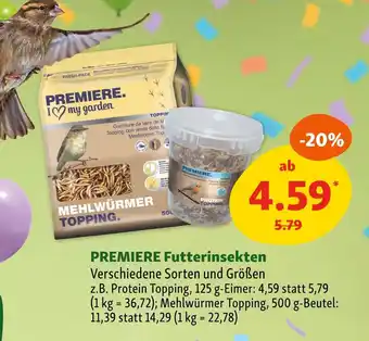 Fressnapf Premiere protein topping Angebot