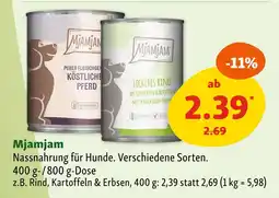 Fressnapf Mjamjam nassnahrung für hunde Angebot
