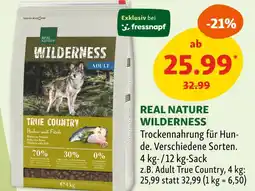 Fressnapf Real nature wilderness Angebot