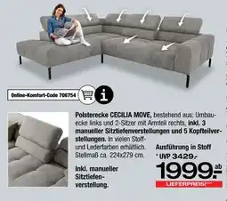 Ostermann Polsterecke cecilia move Angebot
