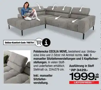Ostermann Polsterecke cecilia move Angebot