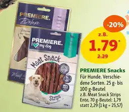 Fressnapf Premiere snacks Angebot