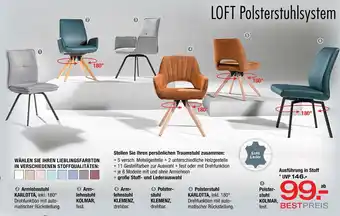 Ostermann Loft polsterstuhlsystem Angebot