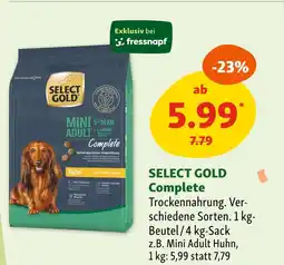 Fressnapf Select gold complete Angebot