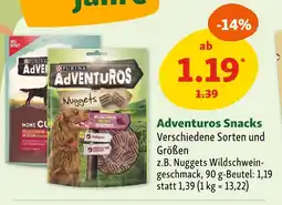 Fressnapf Purina adventuros snacks Angebot