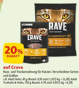 Fressnapf Crave nass- und trockennahrung für katzen Angebot