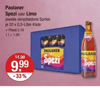 V Markt Paulaner spezi Angebot